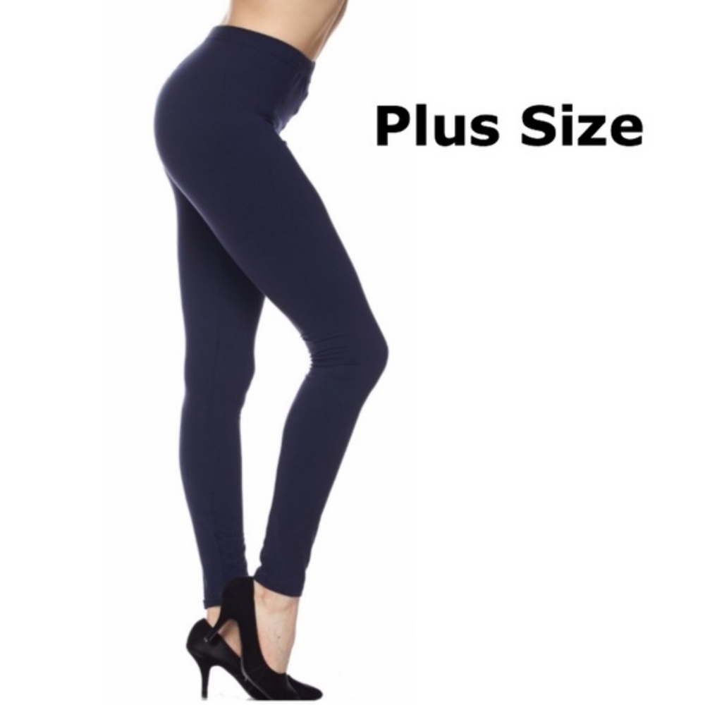 Plus Size Navy Leggings (12-18)